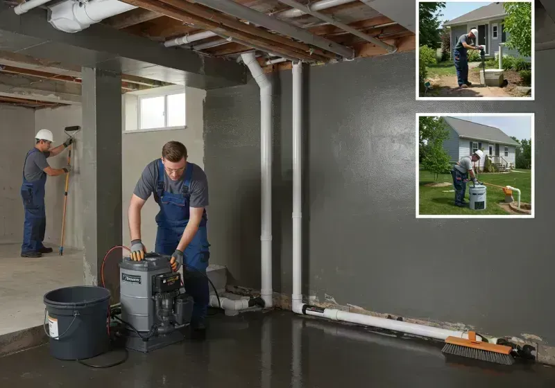 Basement Waterproofing and Flood Prevention process in Rochester, IL